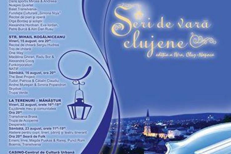 Încep Serile de vară clujene. Vezi care este programul din acest an