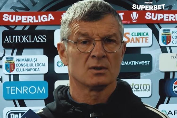 Ovidiu Sabău își motivează echipa înaintea meciului cu Slobozia: „Cu o victorie putem obține calificarea în play-off”