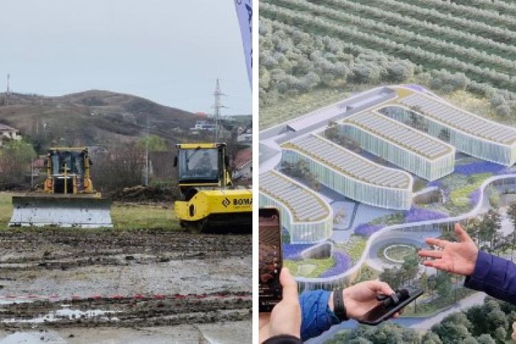 FOTO. VIDEO S-a dat startul lucrărilor la Spitalul Pediatric Monobloc la Cluj, UNIC în România! Valoarea lucrărilor ajunge la aproape 1 miliard de lei 